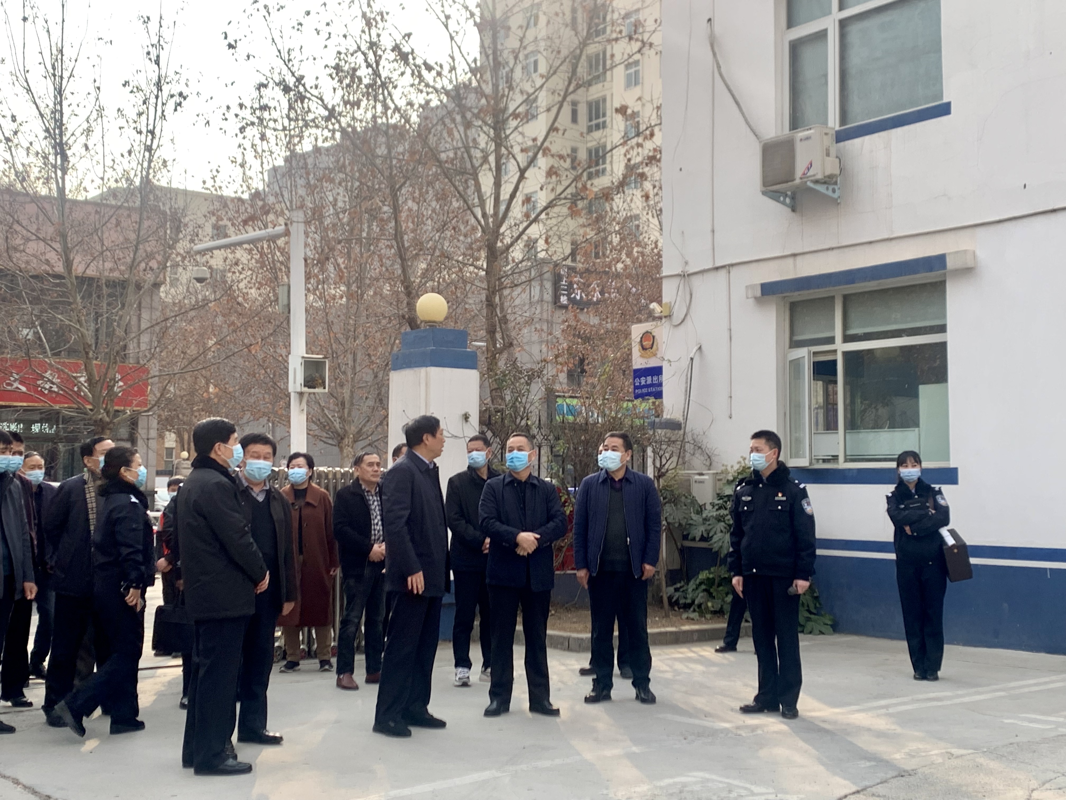 郑州高新区见义勇为协会迎接开封市 见义勇为协会考察团